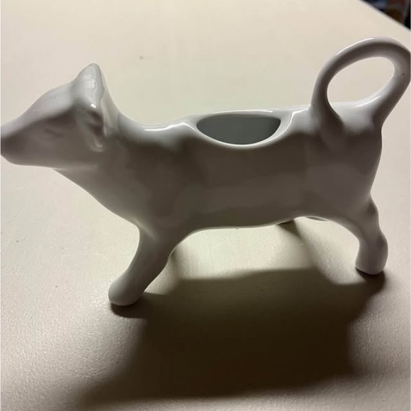 Other - White Ceramic Cow Creamer